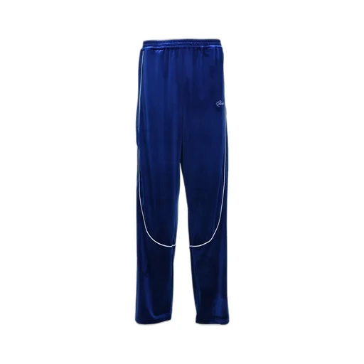 Script Logo Piping Velor Track Pants / Blu