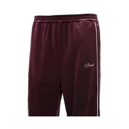 Script Logo Piping Velor Track Pants / Bur