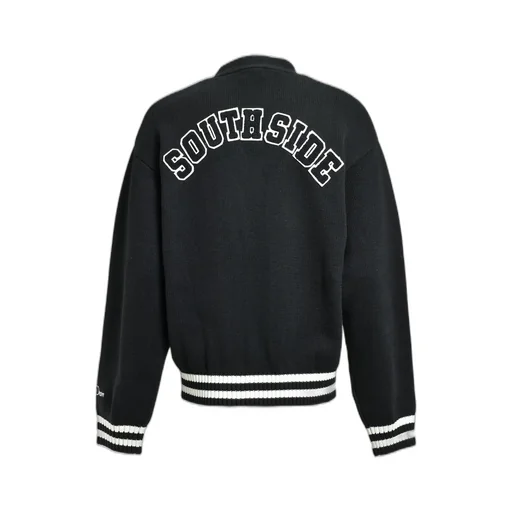 Bh Patch Knit Cardigan / Black