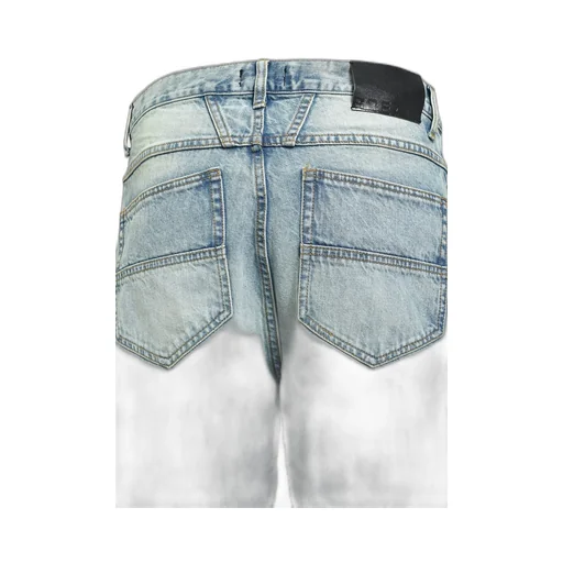 Fade Biker Denim Pants / Ind