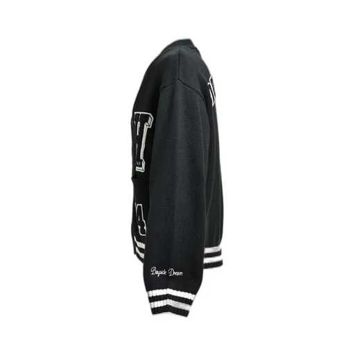 Bh Patch Knit Cardigan / Black