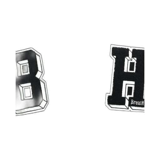 Bh Patch Knit Cardigan / Black