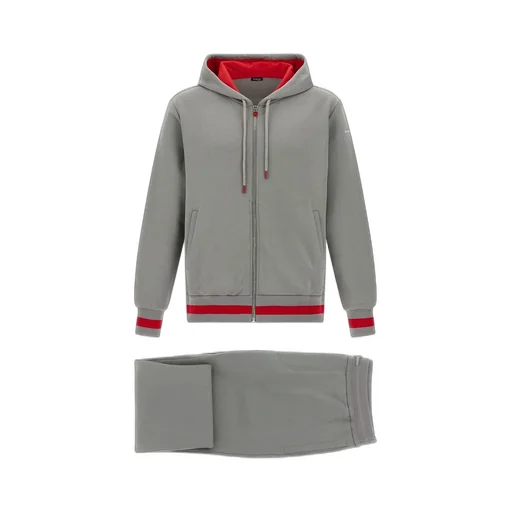 Kiton Zip Up Hooded Drawstring Tracksuit