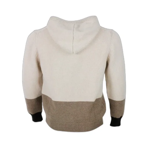 Kiton Zip-Up Hooded Cardigan