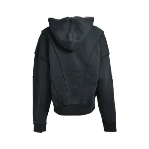 Fade Zip Up Hoodie / Black
