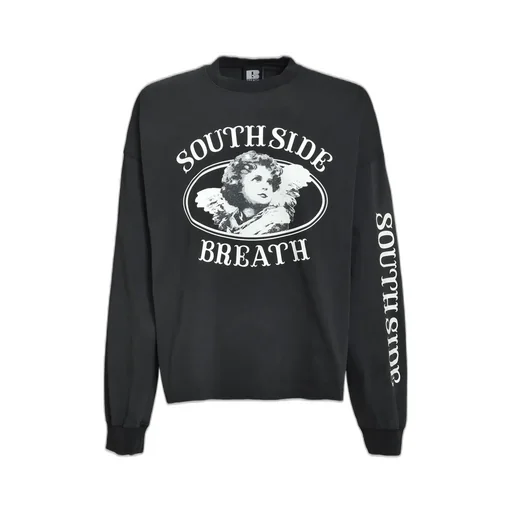Angel Logo Ls Tee / Black