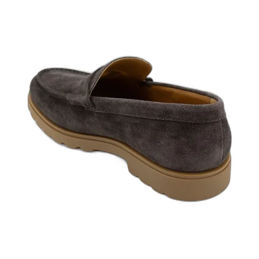 Kiton Suede Moccasin Loafers