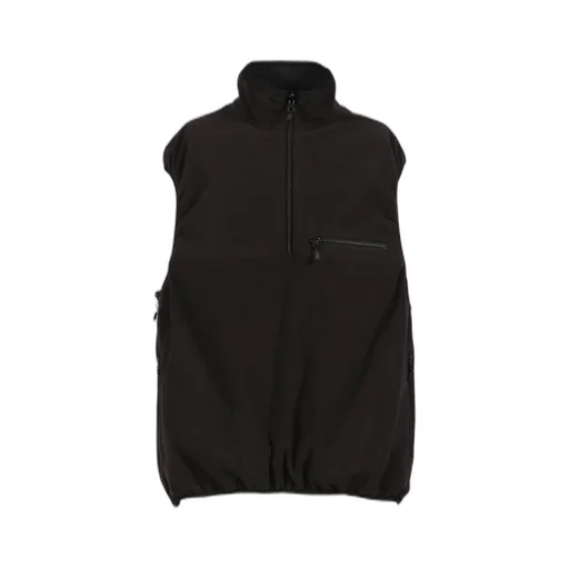 Tech Reversible Pullover Puff Vest / Blk