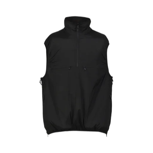 Tech Reversible Pullover Puff Vest / Blk