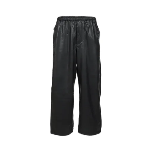 Tech Synthetic Skin Windbreaker Pants / Blk