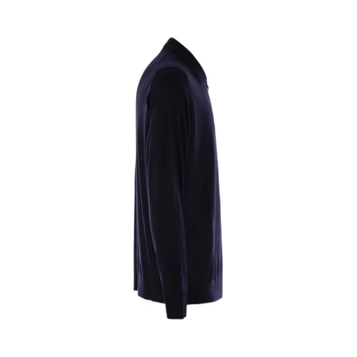 Kiton Long Sleeved Half-Zip Polo Shirt