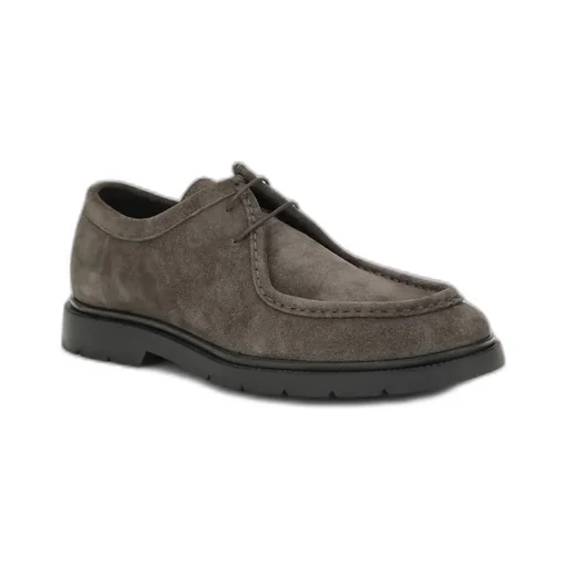 Kiton Suede Lace-Up Shoes