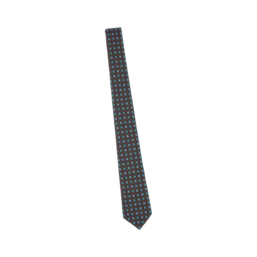 Kiton Patterned Silk Tie