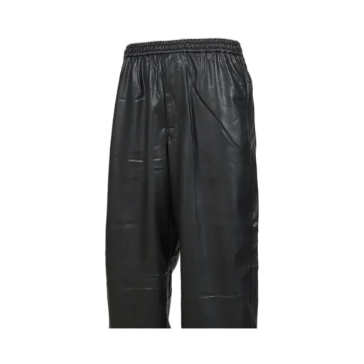 Tech Synthetic Skin Windbreaker Pants / Blk