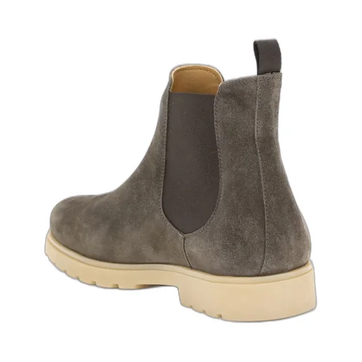Kiton Round-Toe Chelsea Ankle Boots