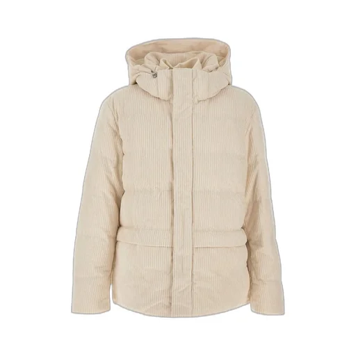 Kiton Quilted Hooded Down Coat