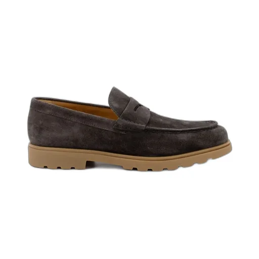 Kiton Suede Moccasin Loafers