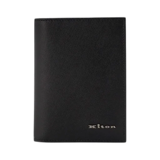 Kiton Logo Plaque Bi-Fold Wallet