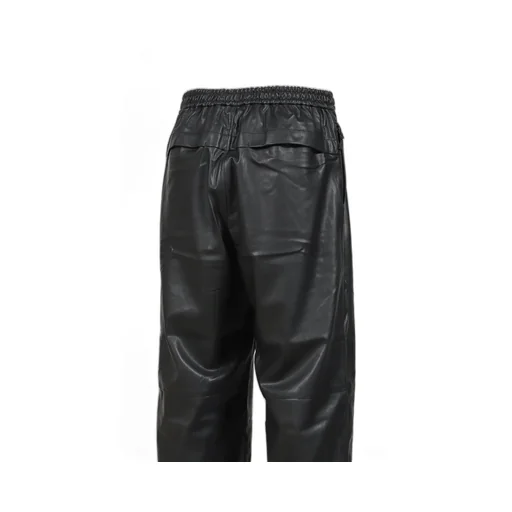 Tech Synthetic Skin Windbreaker Pants / Blk