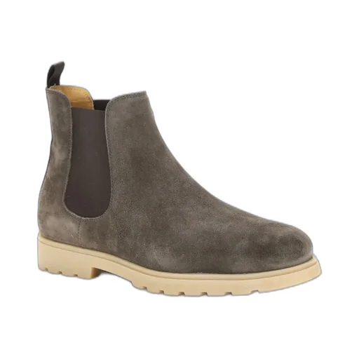 Kiton Round-Toe Chelsea Ankle Boots