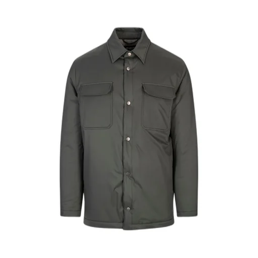 Kiton Long-Sleeved Buttoned Down Jacket