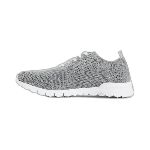 Kiton Knitted Lace-Up Sneakers