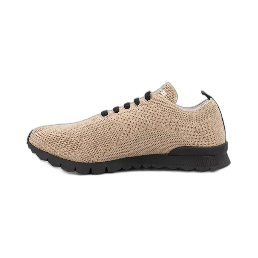 Kiton Logo Embroidered Lace Up Sneakers