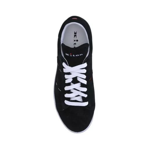 Kiton Round-Toe Low-Top Sneakers