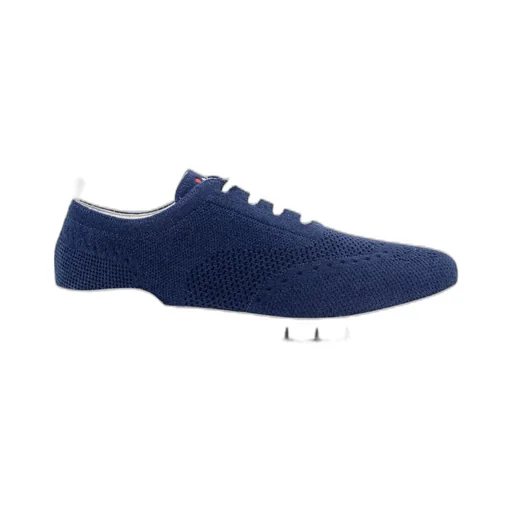 Kiton Logo Embroidered Mesh Sneakers