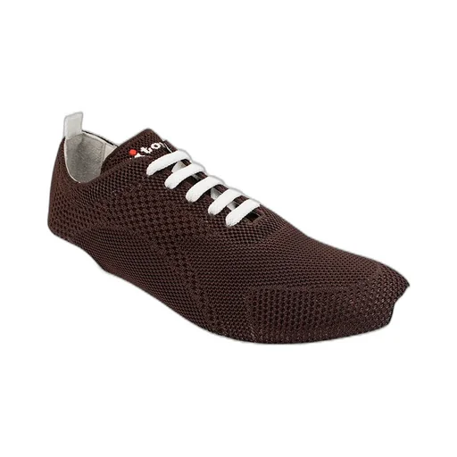 Kiton Logo Embroidered Mesh Sneakers