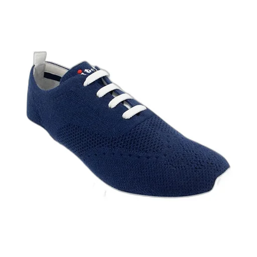 Kiton Logo Embroidered Mesh Sneakers