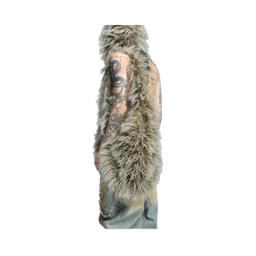 Hairy Fur Shoulder Bag / Bei