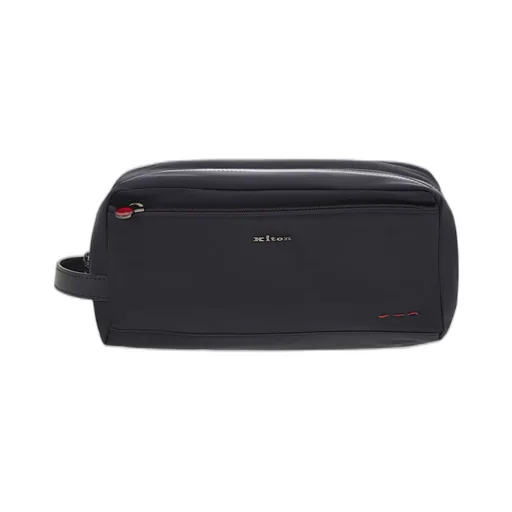 Kiton Logo Plaque Beauty Case