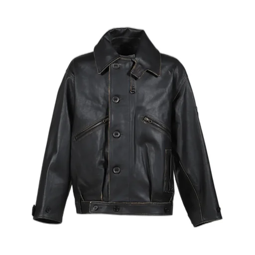 Leather Mk3 Jacket / Blk Inception