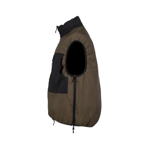 Tech Reversible Climbers Puff Vest / Blk Brw