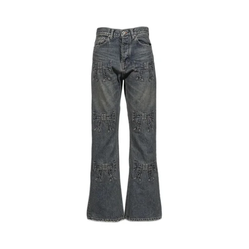 Vintage Denim Pants / Ind Ribbon