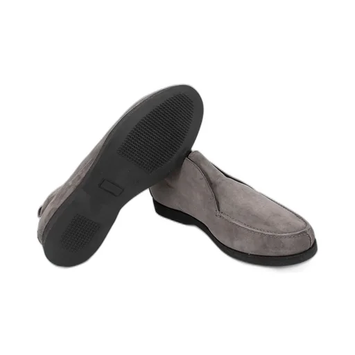 Kiton Round Toe Slip On Loafers