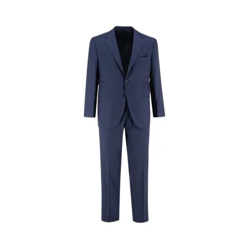 Kiton Single Breasted Regular Fit Suit