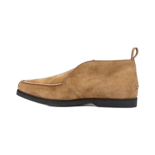 Kiton Round Toe Slip On Loafers