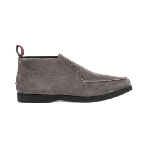 Kiton Round Toe Slip On Loafers