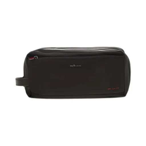 Kiton Logo Plaque Beauty Case