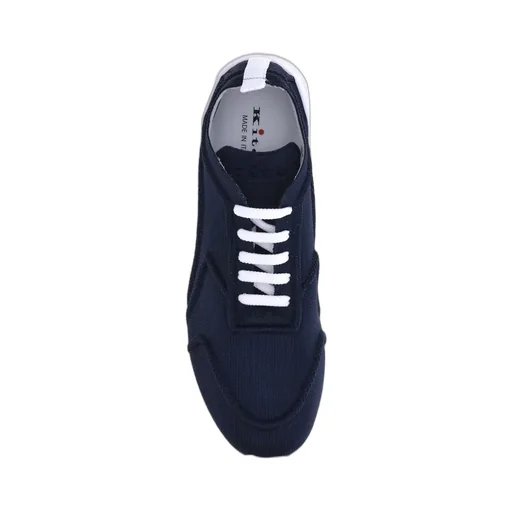 Kiton Round-Toe Lace-Up Sneakers