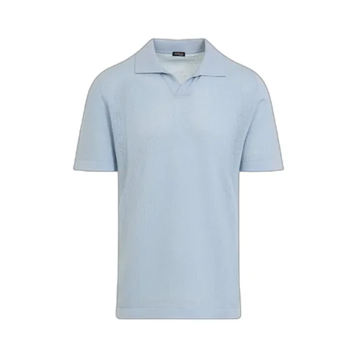 Kiton Short-Sleeved Straight-Hem Polo Shirt