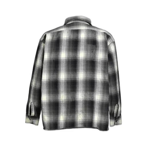 Bb_Flannel Shirt/Check/Blk