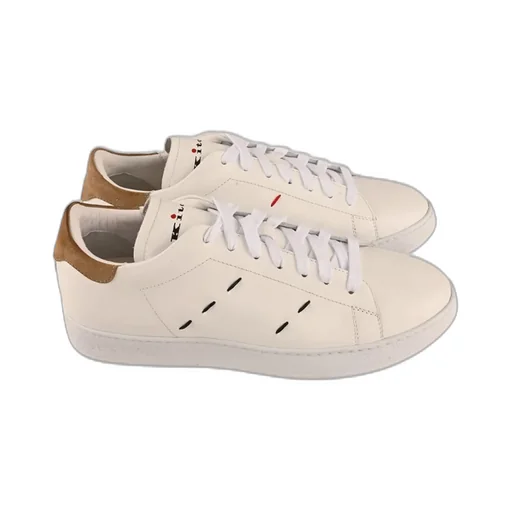 Kiton Logo Printed Lace-Up Sneakers