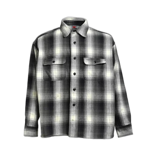 Bb_Flannel Shirt/Check/Blk