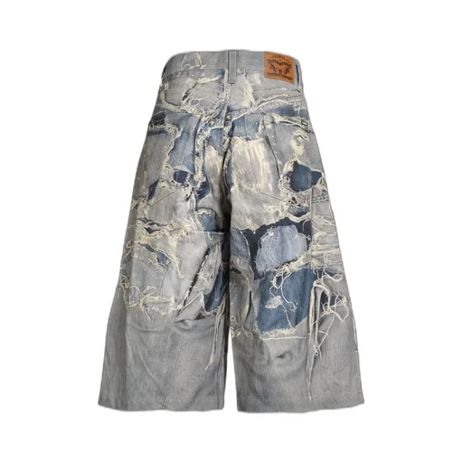 Trompe-L'oeil Print Bermuda Shorts / Ind