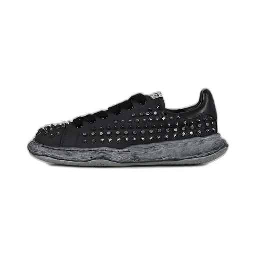 Charles Studded Low / Blk Blk