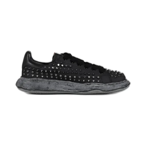 Charles Studded Low / Blk Blk