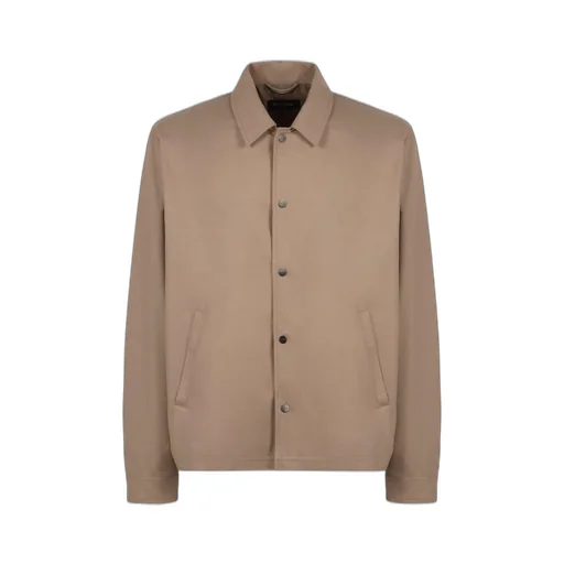 Kiton Knitted Button-Up Overshirt